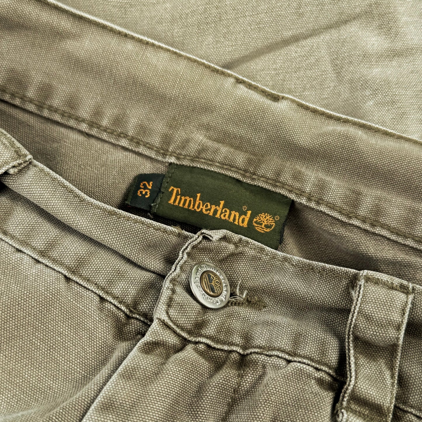 Vintage Timberland Cargo Khaki Shorts